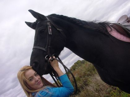 moment de calin au champs