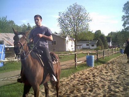 Danny et Discovery à l'entraînement