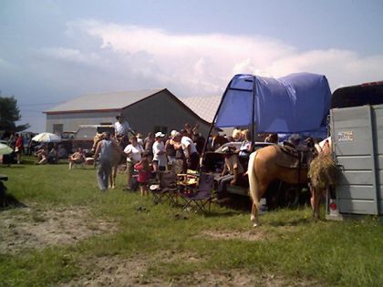 Gymkhana  du 16 juin 2007 à St-Paulin. La foule était au...