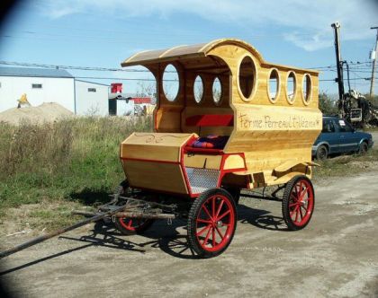 Voiture pour chevaux