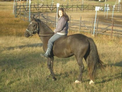 Luna et moi en randonn&eacute;e :)