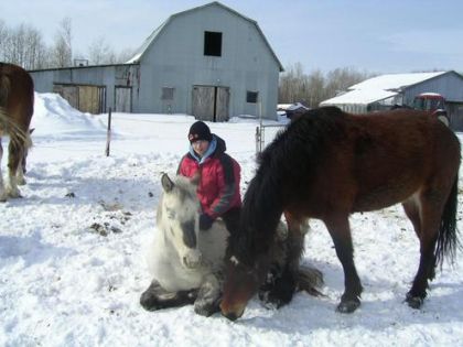 Hum, on s'Assoie sur la jument pas habituer:P