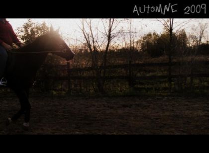 Moi et topaz au galop a l'anglaise ! Automne