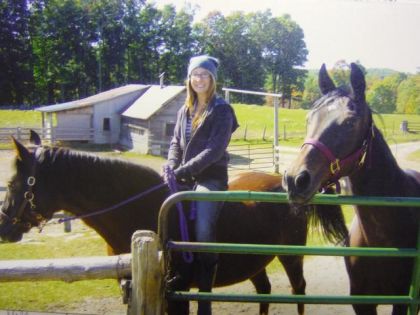 Je revenait d'une petite ride avec Bizzy et Athéna ( Sans rien,...