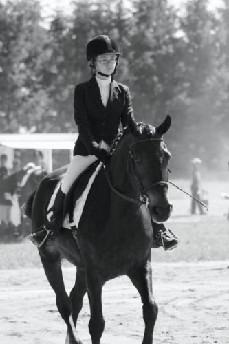 Concours de Dressage.. J'aime beaucoup la photo !