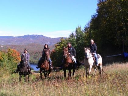Journée extaordinaire :) Avec Tremblant derriere comme paysage :p