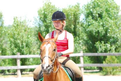 moi a mon camp d'été il y a 2 ans