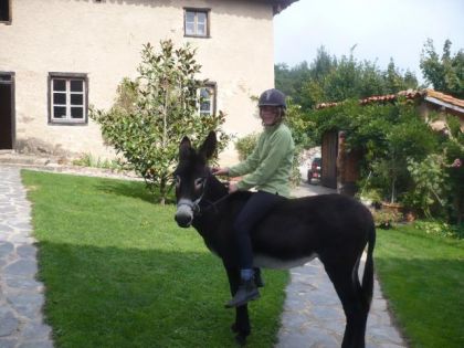 moi et mon anesse!!!