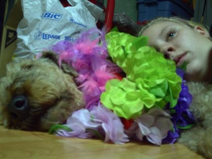 moi et mon chien .. 