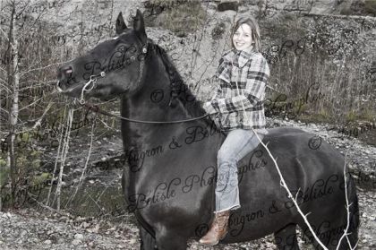 Moi et Triskel en shooting photos