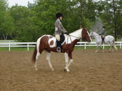 Moi et Fancy à Blainville en concours...elle est tellement belle