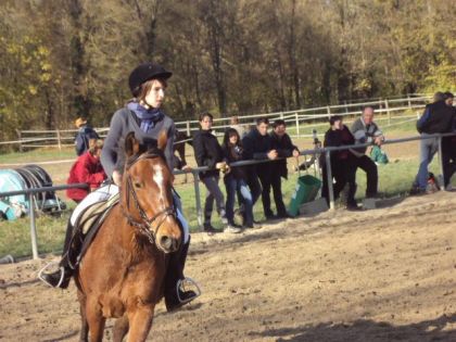 John & moi au galop ..