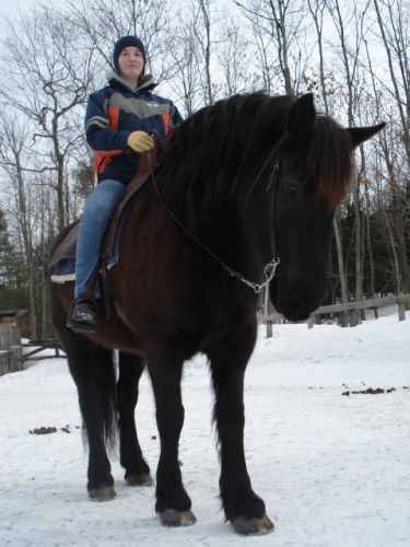 Méara et moi l'hiver 2009
