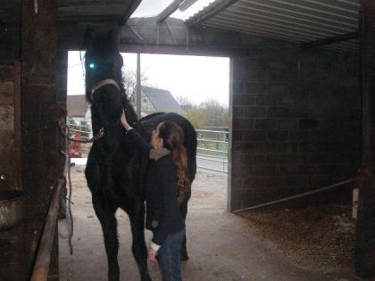 Ma beste avec mon cheval ! C'est pas mimi ?