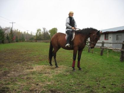 Mia et moi la journ&eacute;e que je l ai achet&eacute;!!!!!(2007)elle avait 3...