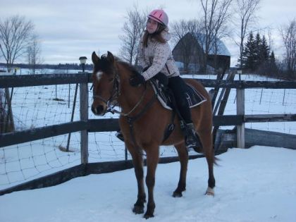 Moi && Lisa (jument de mon amie)