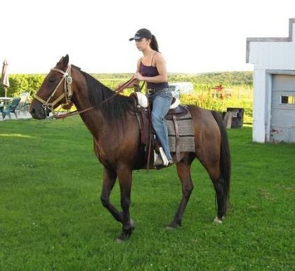 moi avec ti-gi le cheval a ma chum