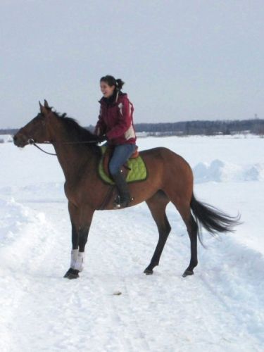 encore ... :) dans la neige :P