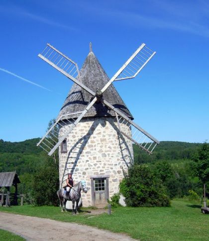 Moi et Silver au Baluchon de St-Paulin. Ma fille avait mis elle...