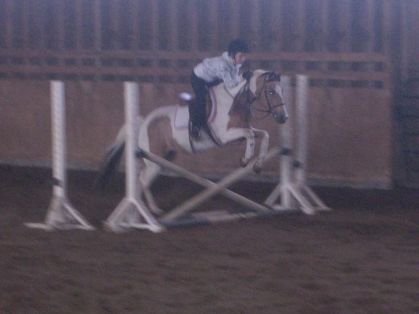 Moi et Fay a mon cours sur un petit croisillons !