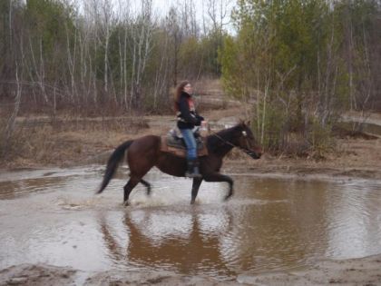Teena dans l'eau \\En randonnée et scéance photo le 28...
