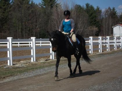 Moi et ma jument Juliette :) <3
