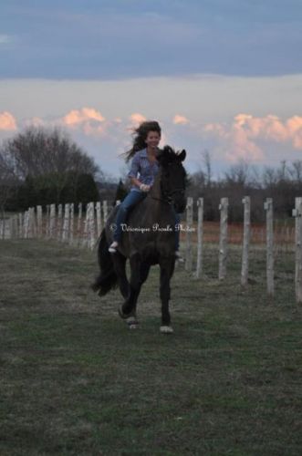 Même les riders de dressage ont besoins de ce changer les idées!...