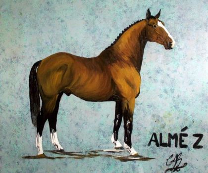 Peinture fait par ma chum de fille Gabrielle Cousin ( Elle monte...