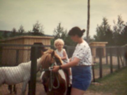 La premi&egrave;re fois que je suis monter &agrave; cheval ^^