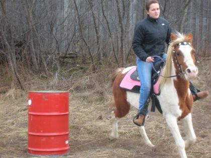 Moi et Kalypso a l'entrainement
