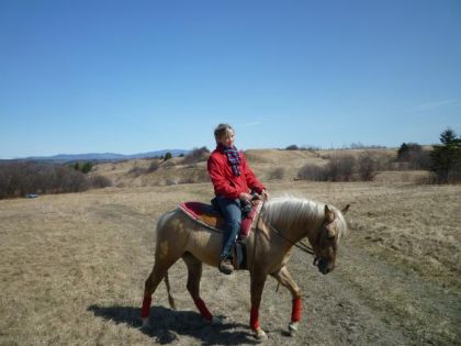 photo par LéonaQH Petite randonné avec ma pouliche après un bon entrainement :)