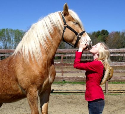 Moi et sunshine ... un beau bizou :D