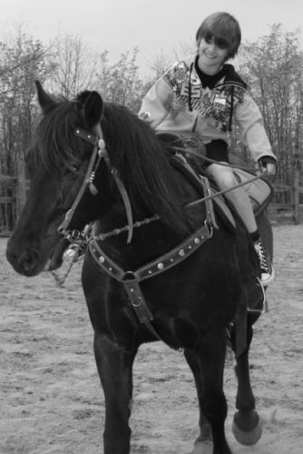 Mon neveu de 10 ans qui ride seule, pour la premiere fois !