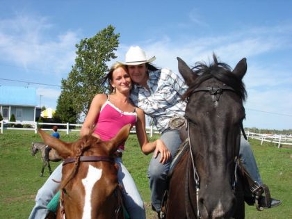 Ma Cowgirl et moi-même