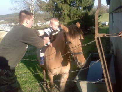 mon homme, mon frere et ma pouliche ^^