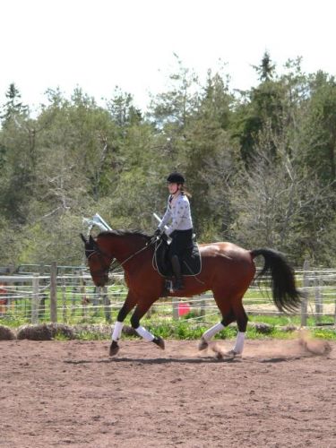Moi et Ali Jab au galop