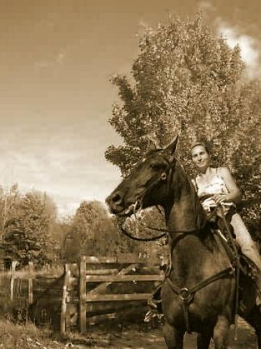 Geneviève et Flicka