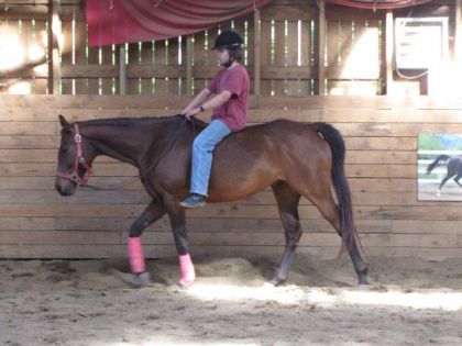 Encore moi et Cybelle (la jument de mon amie)