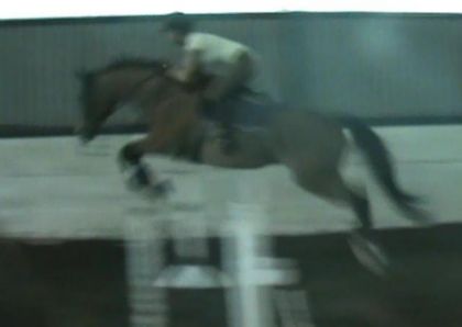 Les chandelles sont à 4 pieds le saut à 3p6...je me donne la...