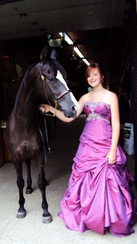 Moi & lui avec un beau licou de show :)  C'est dommage, ont a du...