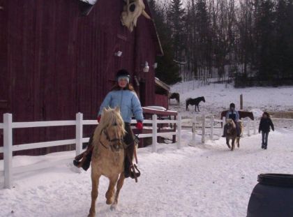 Moi avec Montana et Cass avec Silver a nos debuts!