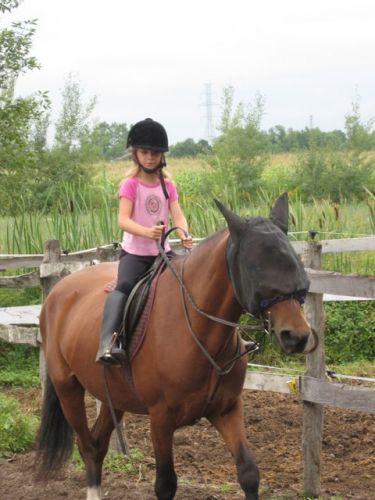 Ma plus jeune sur son "Copain".