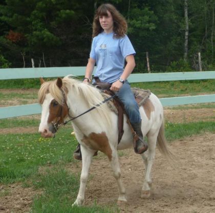 Mon poney, Meeko, en entrainement.