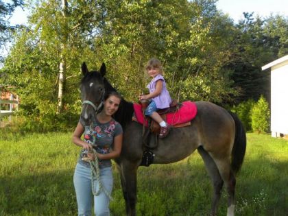 ma petite misery en plain dressage avec ma coequipiere chloé...