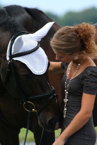 Jumanjii Dutch Warmblood et moi, photographie Véronique Proulx