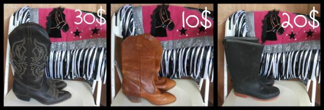 Bottes de cowboy => Botte de Caoutchou