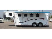 Trailer sooner 2001 avec A/C et auvent 3 chevaux...