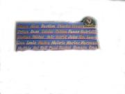 Plaque de box en bois