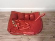 Ensemble rouge selle classique 