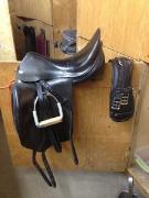 Selle dressage Jaguar XKC 17.5 MW Cuir buffle...